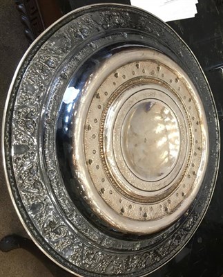 Lot 186 - A Large Late Victorian Scottish Silver Sideboard Dish or Charger, David & George Edward,...