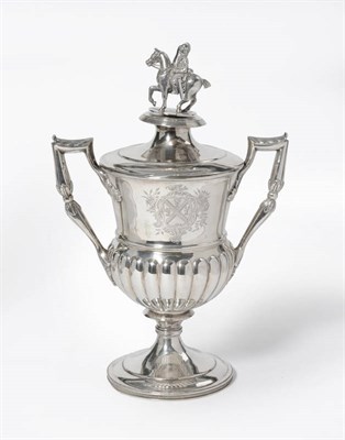 Lot 1122 - A George III Scottish Cup and Cover, George McHattie, Edinburgh 1813, of lobed campana form...