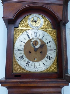 Lot 653 - ~ A Walnut Eight Day Longcase Clock, signed Greaves, Newcastle, circa 1750, flat top pediment,...