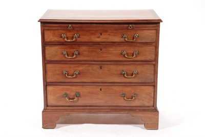 Lot 743 - A George III Mahogany and Crossbanded Straight Front Bachelor's Chest, late 18th century, the...