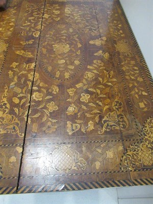 Lot 804 - A 19th Century Dutch Walnut and Marquetry Inlaid Centre Table, with geometric border...