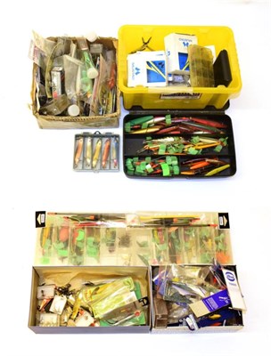Lot 2035 - A large accumulation of modern fishing lures, much ex-shop stock therefore largely unused and...