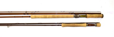 Lot 2042 - A Sharpes of Aberdeen ''The Gordon 2'' four-piece graphite fly rod, 14'0'' #9/10, cloth bag,...