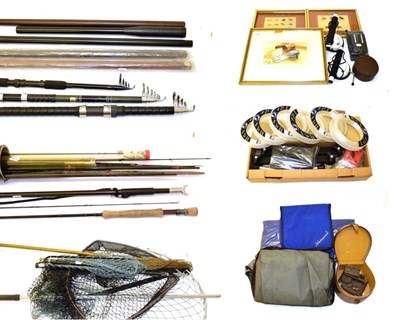 Lot 2048 - An accumulation of fishing tackle, fishing accessories and related items, some ex-shop stock,...