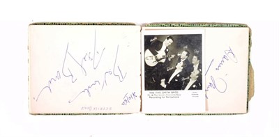 Lot 2067 - Autograph Book including Montgomery of Alamein FM 12/1/53, Wilfred Pickles, Joe Davis (Queens Hotel