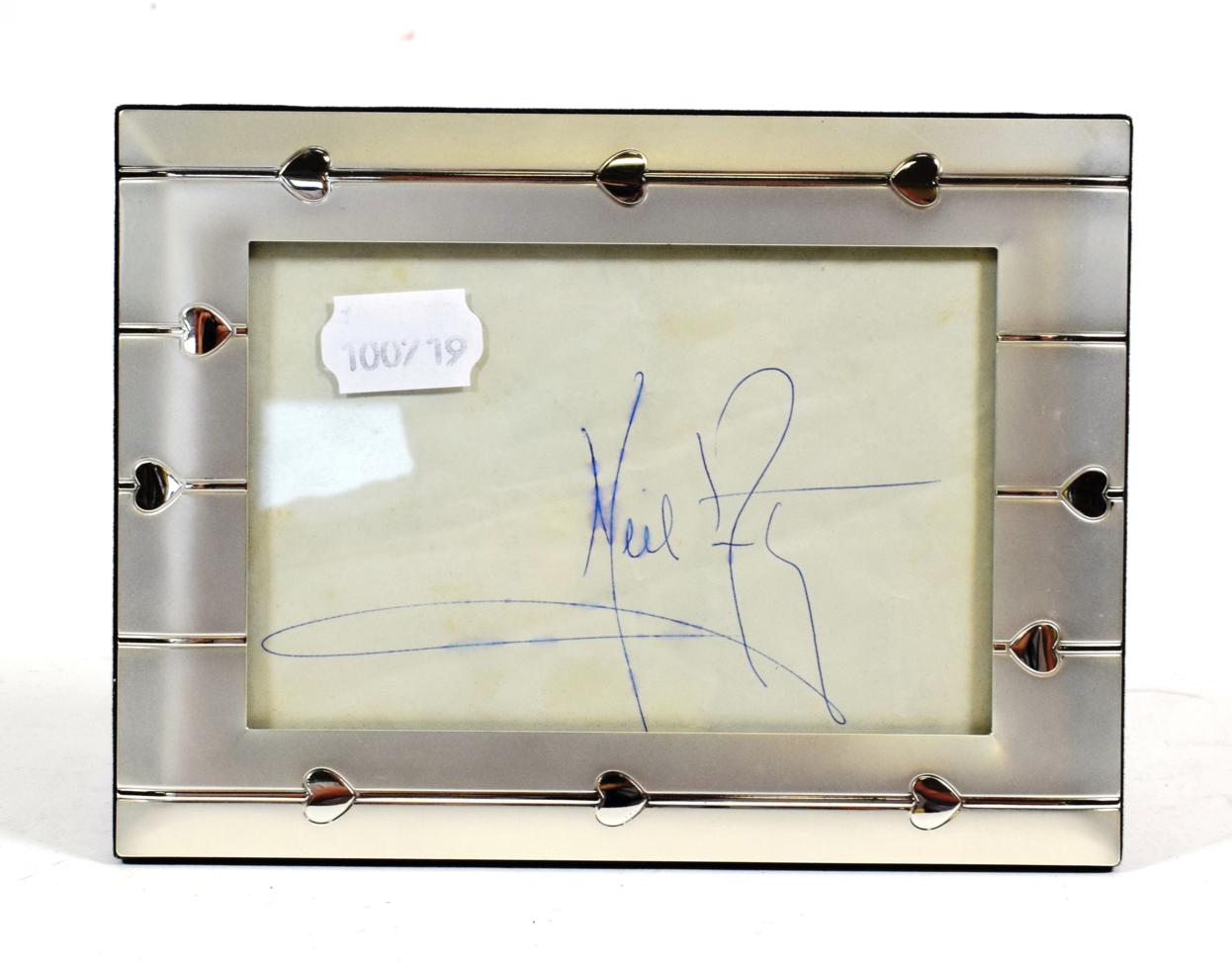Lot 2071 - Neil Armstrong Autograph signed on plain paper  The autograph was obtained by John Watts a...