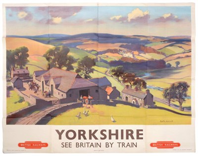 Lot 2099 - BR(NE) Poster Yorkshire - See Britain By Train By Gyrth Russell quad royal (G, folded)