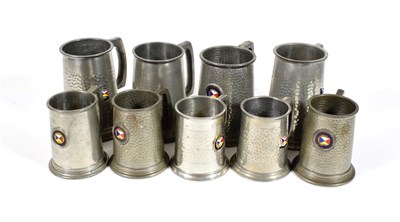 Lot 2134 - Peninsular And Oriental Steam Navigation Company (P&O) Tankards nine examples: Canberra (2),...