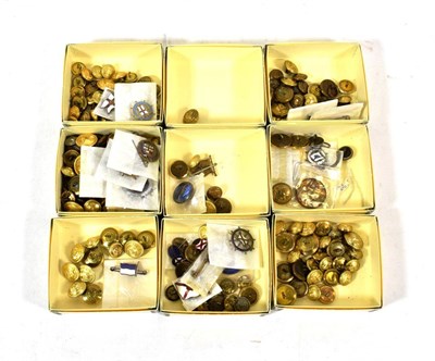 Lot 2147 - Various Shipping Companies A Collection Of Assorted Buttons including examples for New Zealand...
