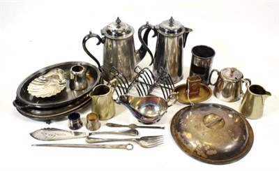 Lot 2152 - Various Shipping Companies Metalware Group including RM&PS coffee and tea pots, Cooks Nile...