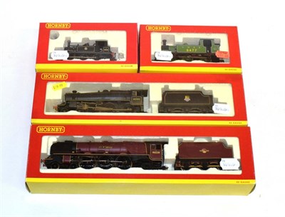 Lot 2179 - Hornby (China) OO Gauge DCC Ready Locomotives R2450 Class 5MT BR 45393, weathered; R2444 City...