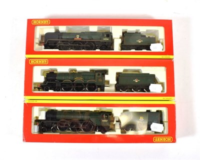 Lot 2186 - Hornby OO Gauge DCC Ready Locomotives R2708 Padstow BR 34008, R2736 Bristol Castle BR 7013 and...