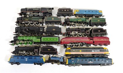 Lot 2193 - OO/HO Gauge Unboxed Locomotives a collection of 13 assorted examples (generally G, a few F-P)