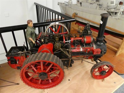 Lot 2218 - Burrell Traction Engine Live Steam Scale Model constructed to an excellent standard with makers...