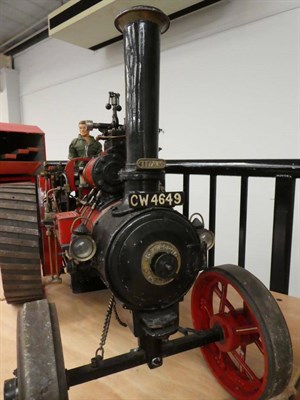 Lot 2218 - Burrell Traction Engine Live Steam Scale Model constructed to an excellent standard with makers...