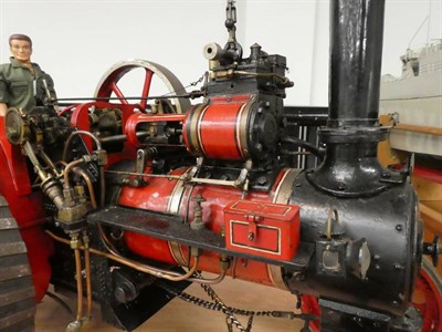 Lot 2218 - Burrell Traction Engine Live Steam Scale Model constructed to an excellent standard with makers...