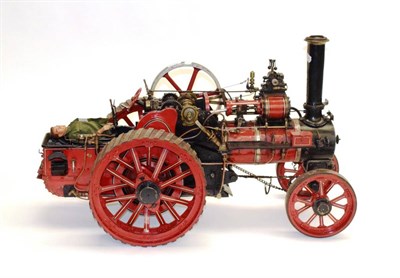 Lot 2223 - Traction Engine Live Steam Scale Model constructed to an excellent standard with smoke box plate 'C