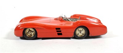 Lot 2225 - JNF Mercedes Benz Racing Car red (G-F, fricton motor not connecting to wheels)