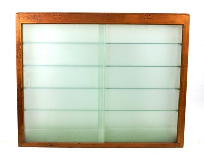 Lot 2267 - Dinky Shop Display Cabinet with four shelves, rear loader