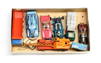 Lot 2268 - Dinky TV Related Models And Others including FAB1, Joe's Car and SPV, Leyland tipper, Coles...