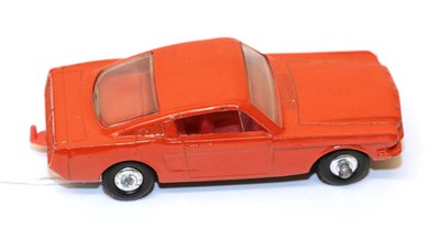 Lot 2295 - Matchbox 1-75 8e Mustang red body and interior, chrome hubs (E-G, lacks one tyre)