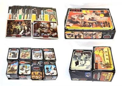 Lot 2391 - Star Wars Return Of The Jedi Various Vehicles And Playsets Millennium Falcon, Tauntaun, Scout...