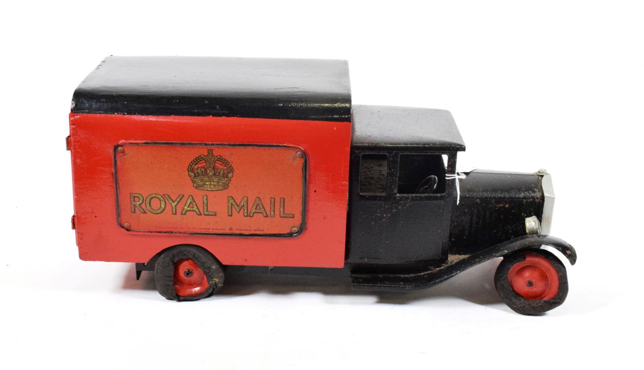 Lot 2394 - Triang Wooden Royal Mail Van with original 'Royal Mail' panels to both sides (largely...