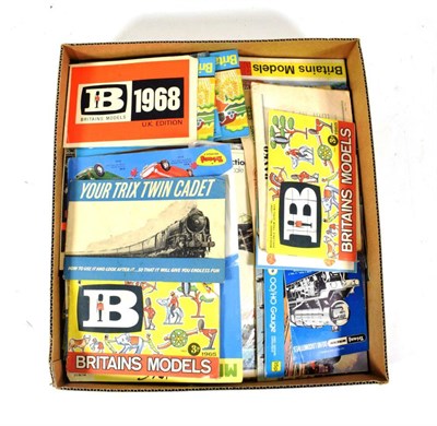 Lot 2397 - Various Toy Catalogues including examples from Scalextric, Bayko, Triang/Minic, Britains, Frog...