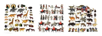 Lot 2422 - Various Figures a collection of assorted civilian and military figures including farm and zoo...