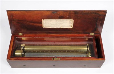 Lot 1213 - A Nicole Freres, Geneva Comb and Cylinder Musical Box, mid 19th century, No.34593, the 50cm...