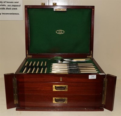 Lot 245 - A part canteen of silver plated cutlery, Joseph Rodgers & Son, Sheffield