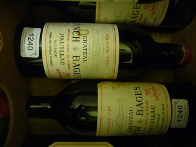 Lot 1240 - Chateau Lynch Barges, Grand Cru 1970, four bottles