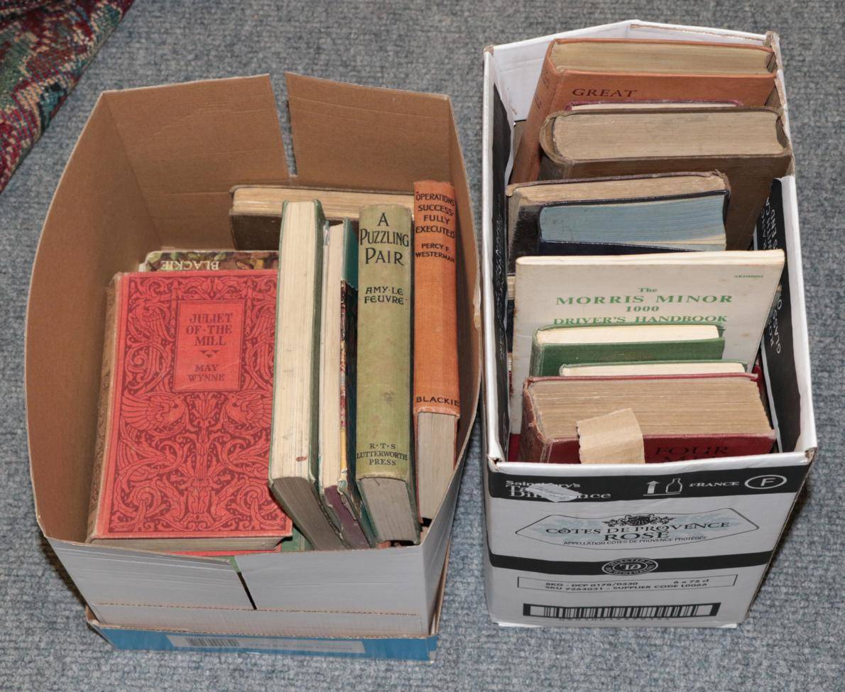 Lot 1114 - Two boxes of books