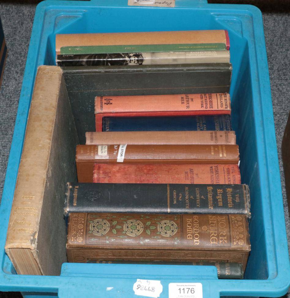 Lot 1176 - Box of books on Yorkshire