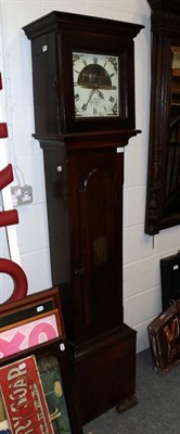 Lot 1219 - ~ An oak thirty hour longcase clock, signed Jno Michael, Talgarth, early 19th century, 10-inch...