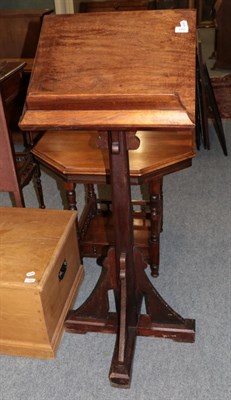 Lot 1255 - ^ A late Victorian stained pine church lectern