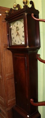 Lot 1433 - A mahogany thirty hour longcase clock, early 19th century