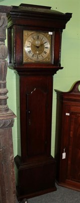 Lot 1436 - ~ An oak thirty hour longcase clock, signed W Porthouse, Penrith, circa 1749, 11-inch square...