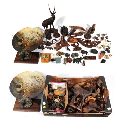 Lot 35 - Collectibles: A Collection of Black Forrest Animal Figures and Collectibles, a varied collection of