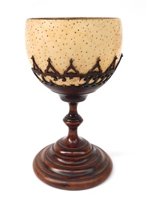 Lot 194 - Taxidermy/Collectibles: A Quantity of Ostrich, Rhea and Emu Eggs, a half Ostrich shell mounted upon