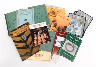 Lot 242 - Books: Taxidermy Collections and Suppliers A number of works relating to collections of mounted...