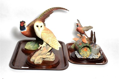 Lot 31 - Border Fine Arts bird models comprising: 'Taking Flight', model No. B0183, limited edition...