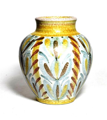 Lot 33 - A Bourne Denby Glyn Colledge baluster vase