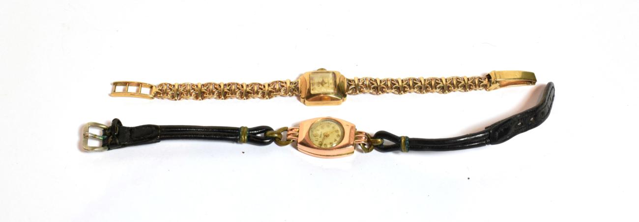 Lot 116 - Two lady's wristwatches