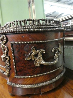 Lot 164 - Small 19th century French Kingwood and marquetry jardiniere