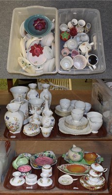 Lot 1022 - A group of ceramics including Aynsley, Royal Grafton tea wares, Maling, Royal Albert ''Old...