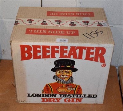 Lot 1036 - Twelve 750ml bottles of Beefeater London Distilled Dry Gin in original cardboard box
