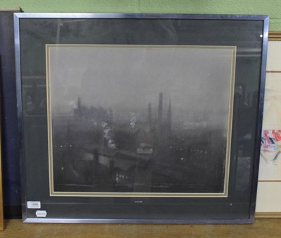 Lot 1088 - Bob Richardson (b.1938), ''Hulme'', signed and dated (19)73, pastel, 42.5cm by 49cm