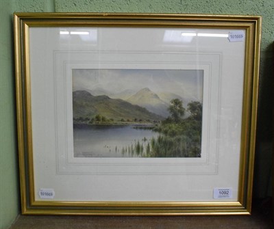 Lot 1092 - Edward Horace Thompson (18979-1947) 'Summer, Grasmere', signed and dated 1924, watercolour, 17cm by