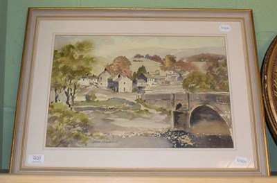 Lot 1127 - Sam Chadwick (1902-1992) Kettlewell, signed, watercolour 30cm by 46cm